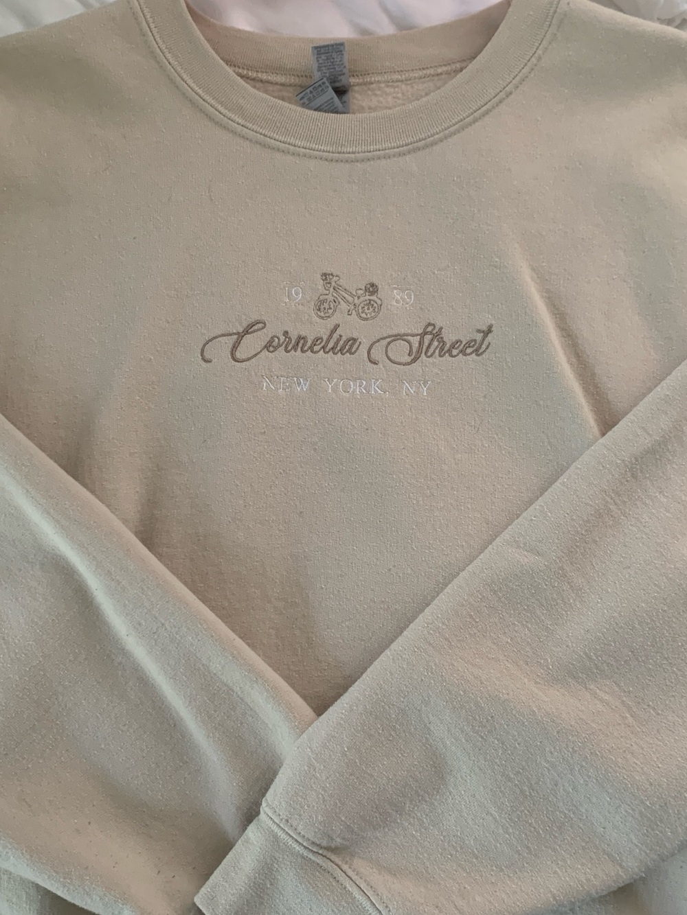 Taylor Swift Cornelia Street Women's Cream Crewneck